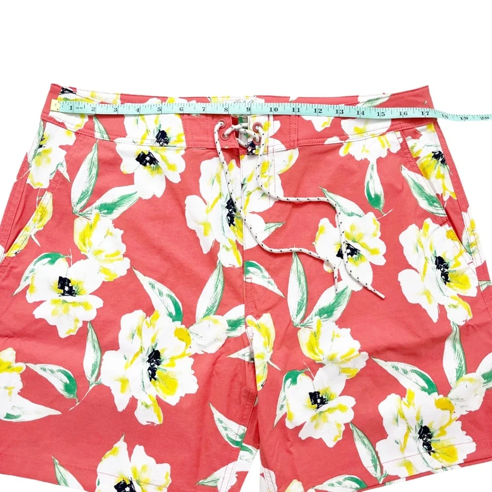 J. Crew Men’s 7” Stretch Breaker Board Short 34 Floral Print